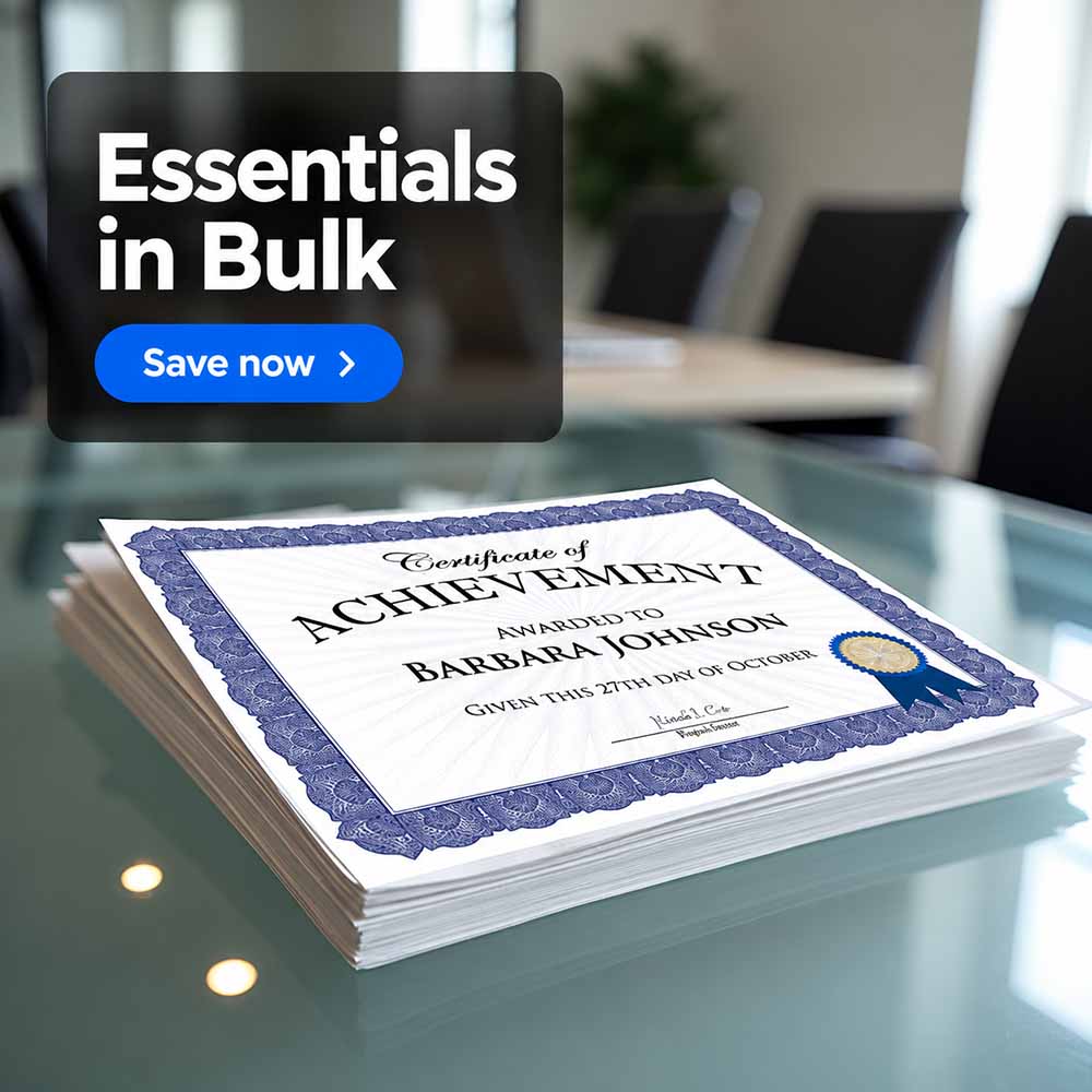 Bulk Achievement Certificates Advertisement TheRoyalStore