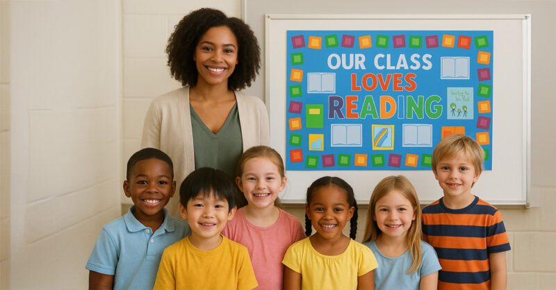 How to Set Up an Eye Catching Classroom Bulletin Poster Board (2)