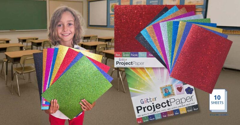 Classroom Projects to Science Fairs Glitter Project Paper