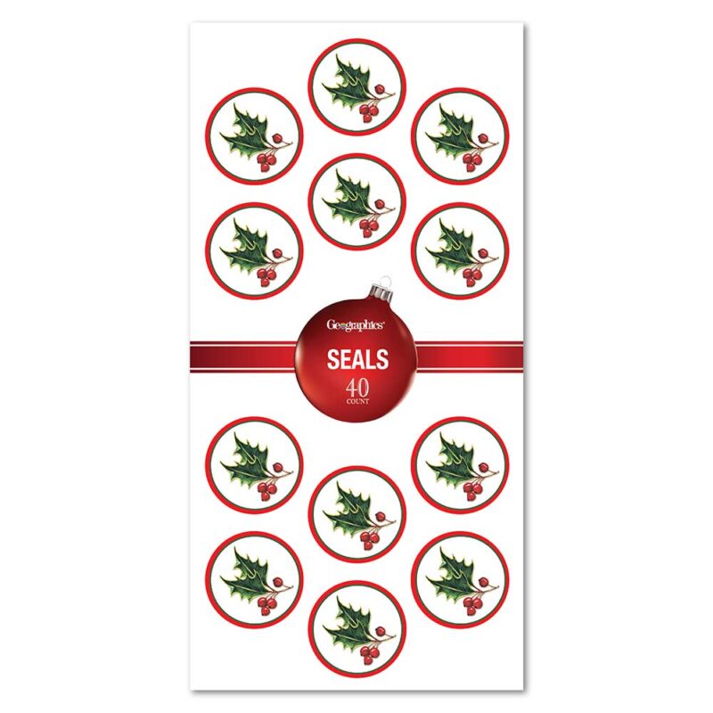 Holly & Ivy Christmas Seals Geographics 49052 (5)