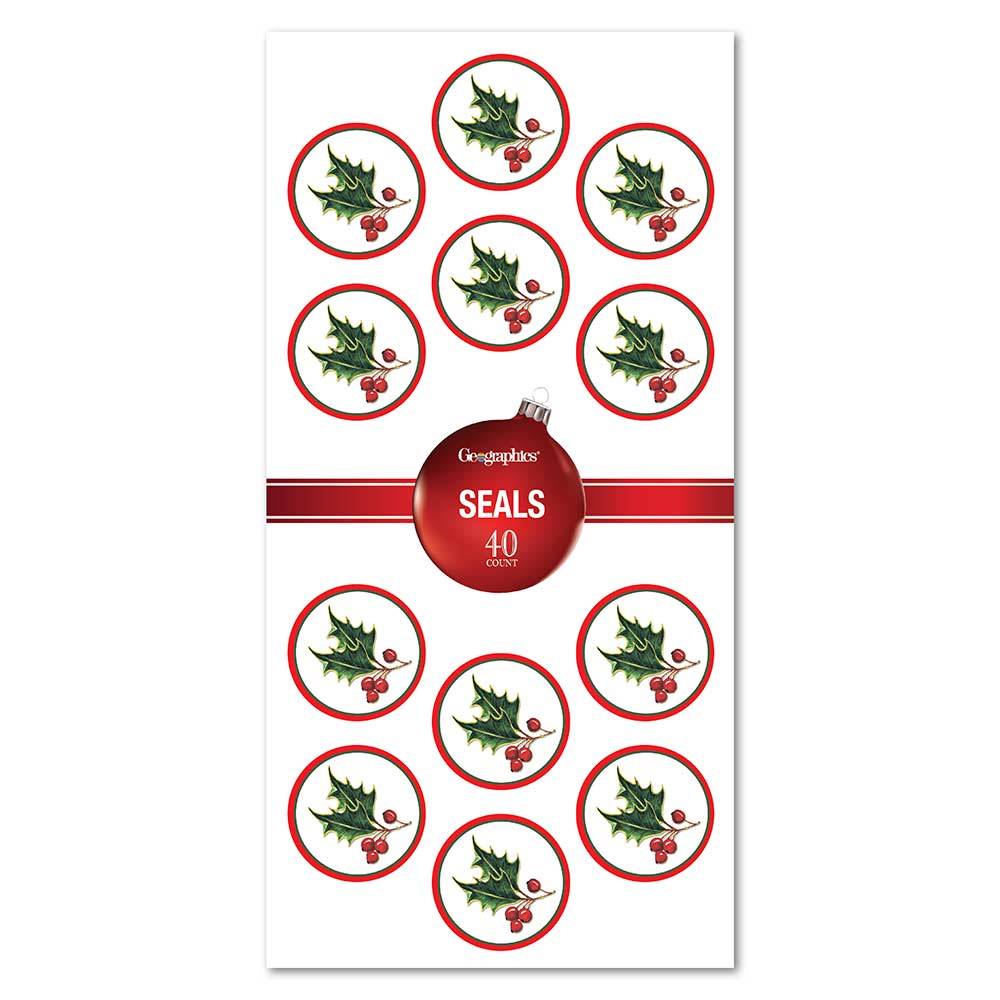Holly & Ivy Christmas Seals Geographics 49052 (5)