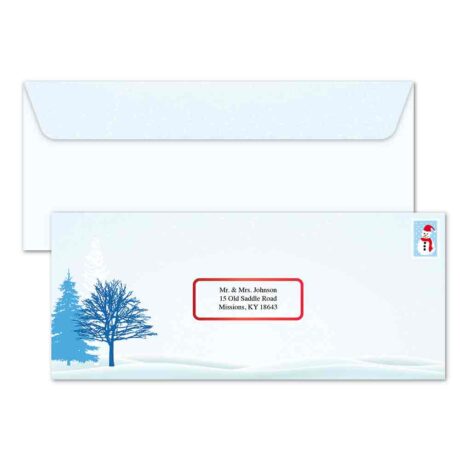Winter Trees Envelopes No.10| TheRoyalStore