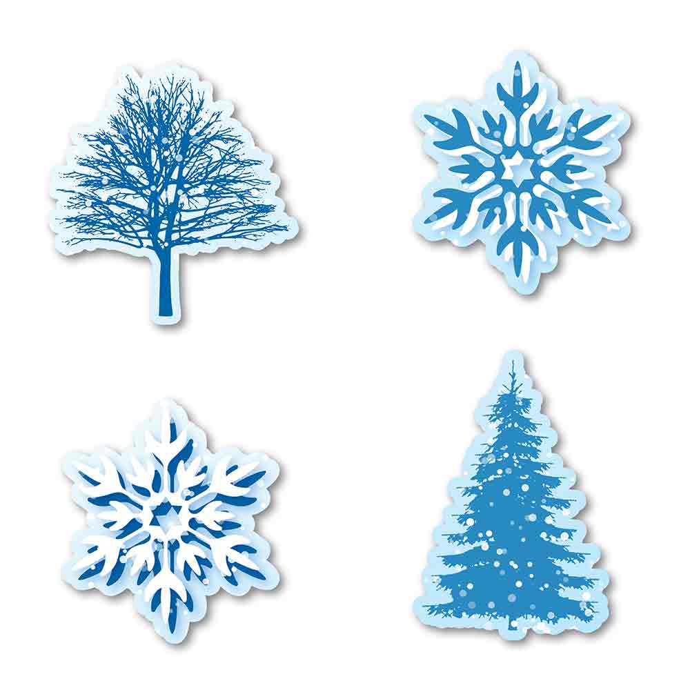 Winter Trees & Snowflakes Seals 50064 (2)