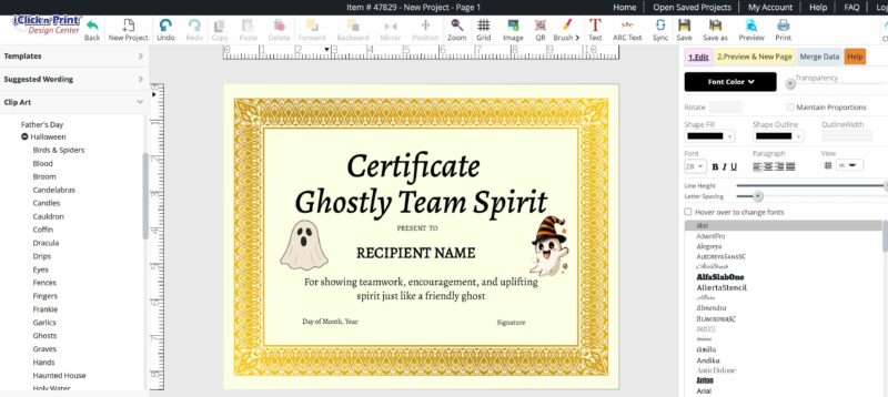 Halloween Certificates That Make Every Celebration Speciail(2) Halloween Certificates That Make Every Celebration Speciail(2)