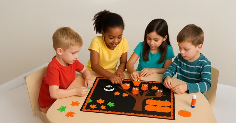 How to Create a Fun Fall and Halloween Bulletin Board(3)