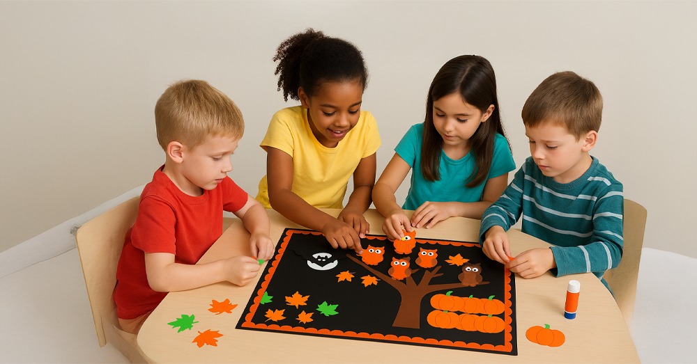 How to Create a Fun Fall and Halloween Bulletin Board(3) How to Create a Fun Fall and Halloween Bulletin Board(3)