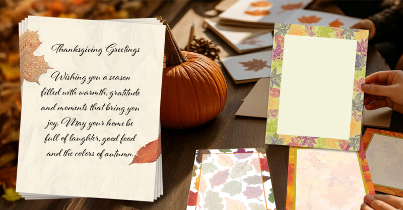 Fall Wreath Letterhead 8 5x11 Geographics