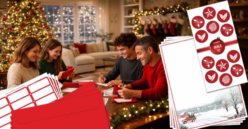 Holiday Letterhead & Envelopes Timeless Tools for Heartfelt Messages