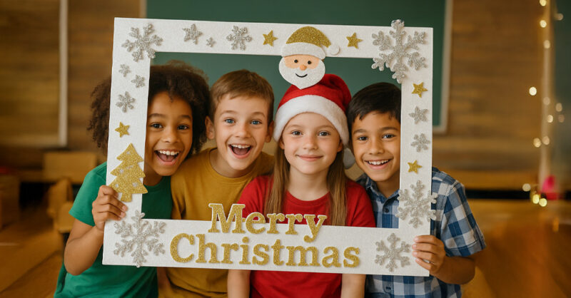 A Creative Holiday Craft for Kids Using Foam Board