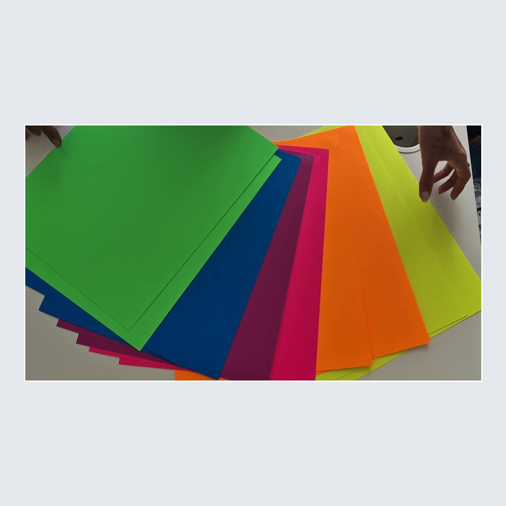 Assorted Neon Double Sided Project Papers 11″x14″ by Royal Brites