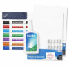 Dry Erase Kit Reusable boards, vibrant markers