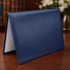 Navy Smooth Leatherette Diploma Cover (2)