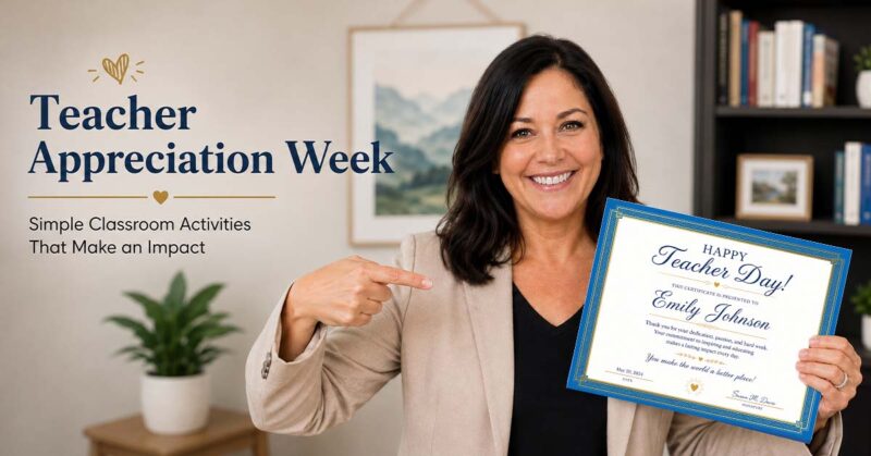 Teacher Appreciation Week Activities
