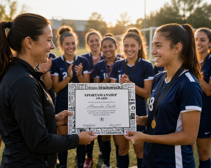 How Sportsmanship Awards Build Stronger Teams