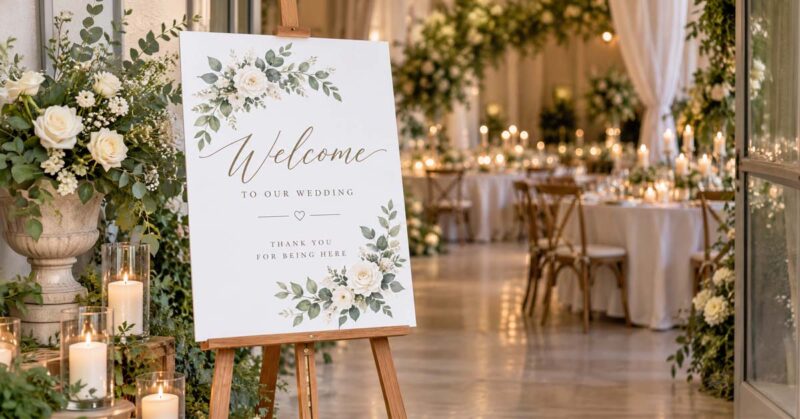 Wedding Foam Board Ideas