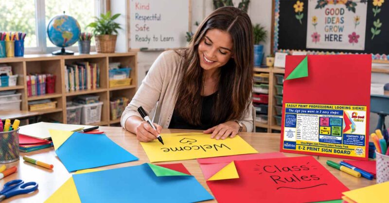 How Teachers Can Use Color to Organize the Classroom