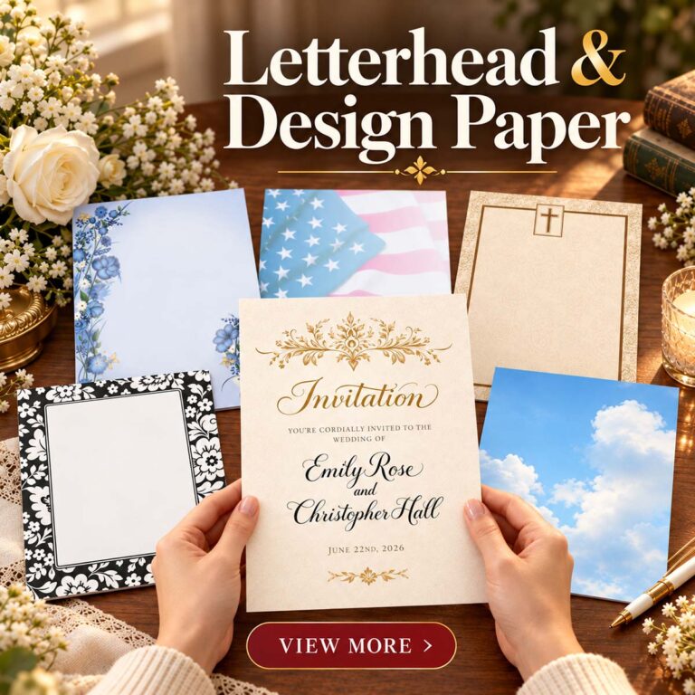 Letterhead & Design Paper 2026
