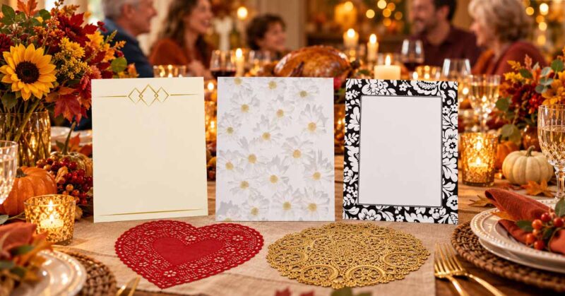Thanksgiving Ideas DIY Place Cards Menus Decorations